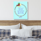Mathew 6: 24 | Motivierend Biokotierungen Verse Leinwanddruck (Insitu (Schlafzimmer))