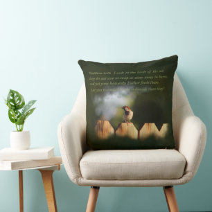 Mathew 6:26 Vögel der Luft Kissen