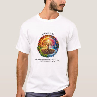 Mathew 7:17 So bringt auch jeder gute Baum T-Shirt