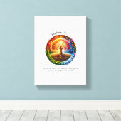 Mathew 7:27 So bringt jeder gute Baum heraus Leinwanddruck (Insitu (Holzboden))