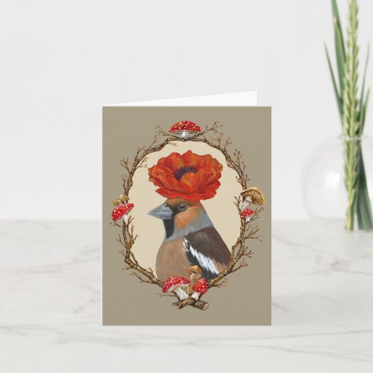 Mathew die Heufinch-Karte Dankeskarte (Vorderseite)