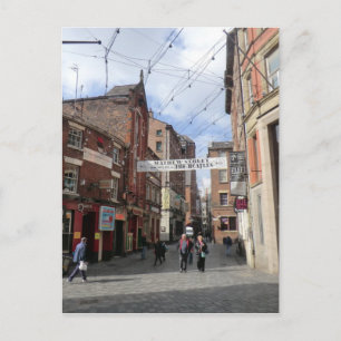 Mathew Street in Liverpool Postkarte