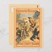 Mathew und Bulger auf Gay Coney Island Postkarte (Vorne/Hinten)