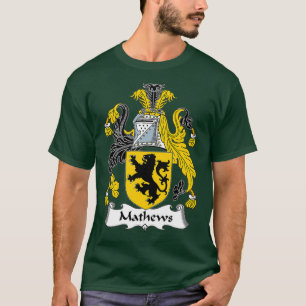 Mathews Coat of Arms Familienwappen T-Shirt