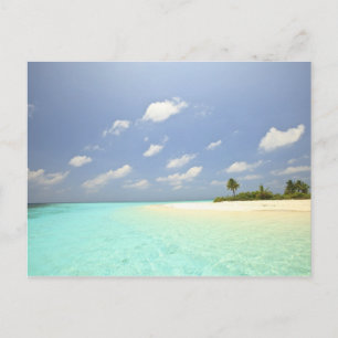 Mathidhoo-Insel, unbewohnt, North Huvadhoo 3 Postkarte