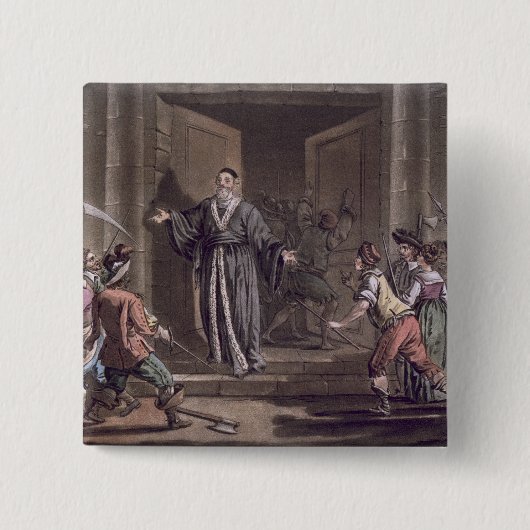 Mathieu-Mole (1584-1656) hielt durch die Leute Button (Vorderseite)