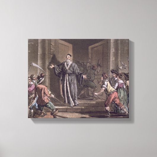 Mathieu Mole (1584-1656), von den Menschen belästi Leinwanddruck (Vorderseite)