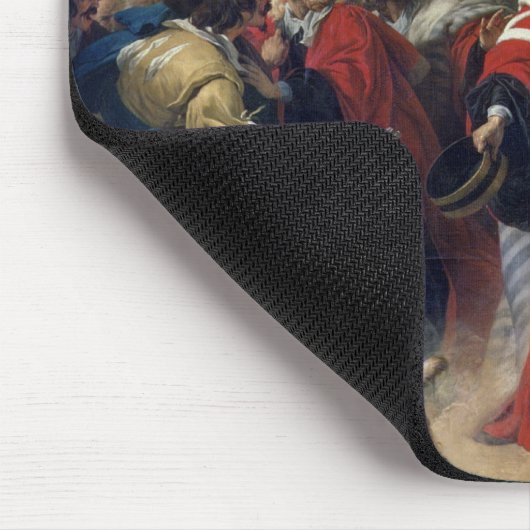 Mathieu-Mole, die von der Pariser Menge O gestoppt Mousepad (Ecke)