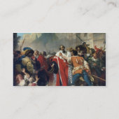 Mathieu-Mole, die von der Pariser Menge O gestoppt Visitenkarte (Rückseite)
