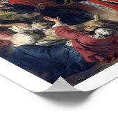 Mathieu Mole wird von der Pariser Menschenmenge ge Poster (Ecke)