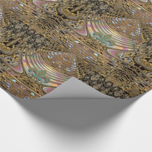 Mathilda Baroque Elegant  Geschenkpapier (Ecke)