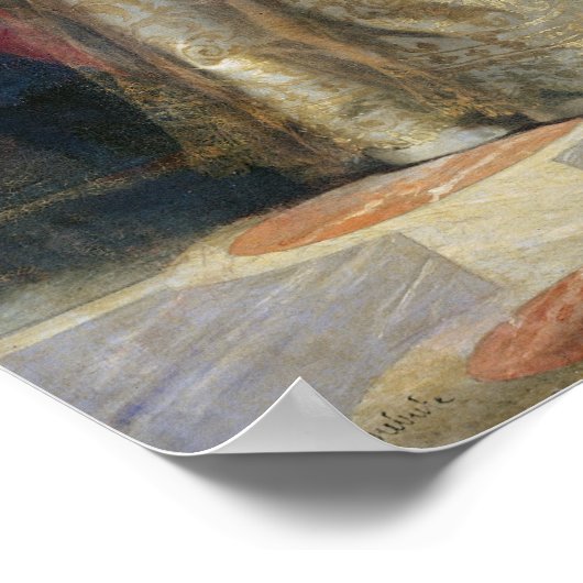 Mathilde Laetitia Wilhelmine Bonaparte 1861 Poster (Ecke)