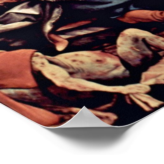 Mathis Gothart - The Temptation of St Anthony Poster (Ecke)