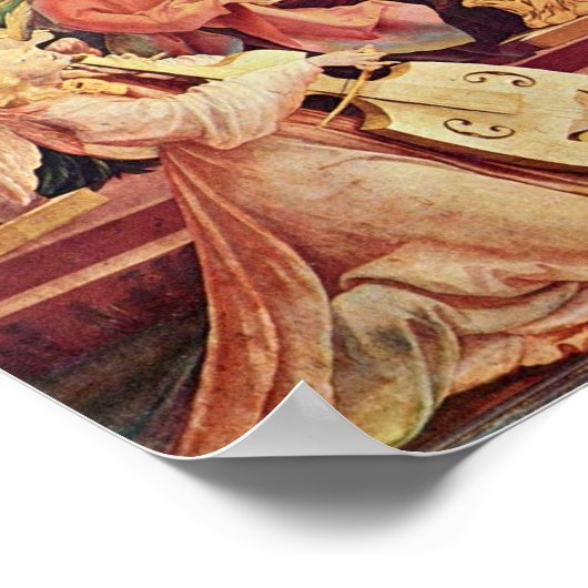 Mathis Grunewald Gothart - Die Geburt Christi Poster (Ecke)