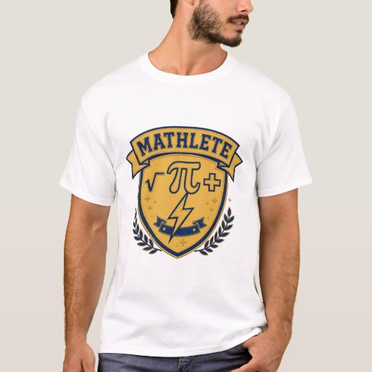 Mathlet-Varsity-Mathe-Lehrer-Design T-Shirt (Vorderseite)