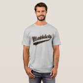 Mathlete - Baseball-T - Shirt (Vorne ganz)