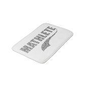 Mathlete Bathroom Mat Badematte (Schrägansicht)