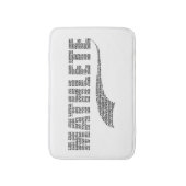 Mathlete Bathroom Mat Badematte (Vorderseite Vertikal)