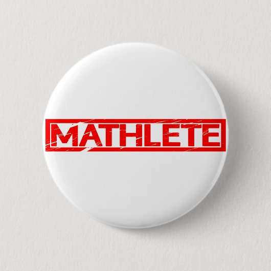Mathlete Briefmarke Button (Vorderseite)