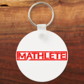 Mathlete Briefmarke Schlüsselanhänger (Rückseite)