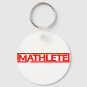 Mathlete Briefmarke Schlüsselanhänger (Rückseite)