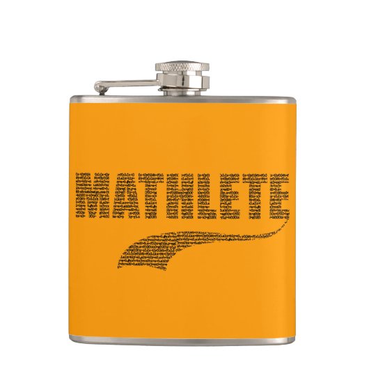 Mathlete Flachmann (Vorderseite)