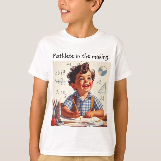 Mathlete im Making. T-Shirt (Vorderseite)