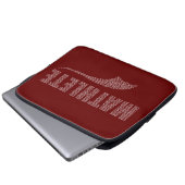 Mathlete Laptopschutzhülle (Vorne Knopf)