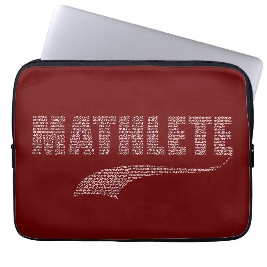 Mathlete Laptopschutzhülle (Vorderseite)