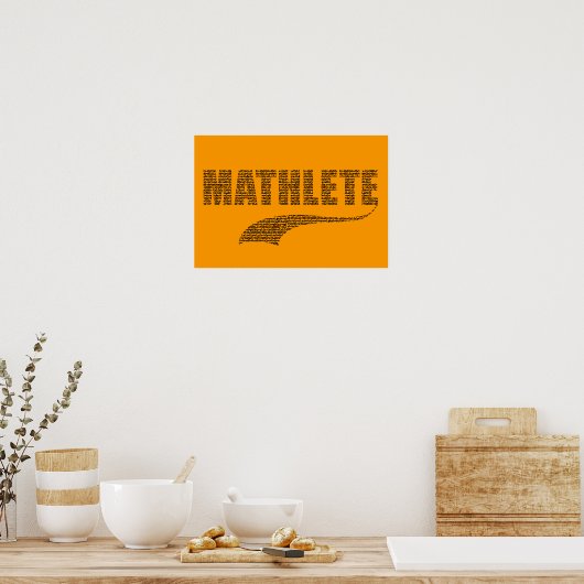 Mathlete Poster (Küche)