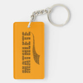 Mathlete Schlüsselanhänger (Rückseite)