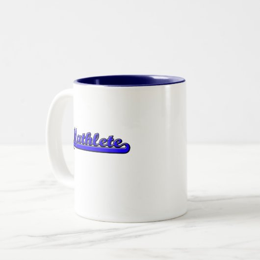 Mathlete Zweifarbige Tasse (Vorderseite Links)