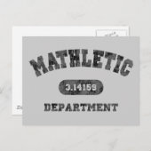 Mathletic Departement Postkarte (Vorne/Hinten)
