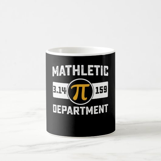Mathletic Department Pi Day Mathematik Vintag Kaffeetasse (Mittel)