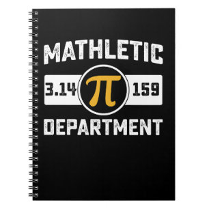 Mathletic Department Pi Day Mathematik Vintag Notizblock