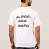 MATHLETIK, mentale Stärke in num.. - Maßgeschneide T-Shirt (Rückseite)