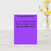 Mathmo's Geburtstagskarte Karte (Gelbe Blume)