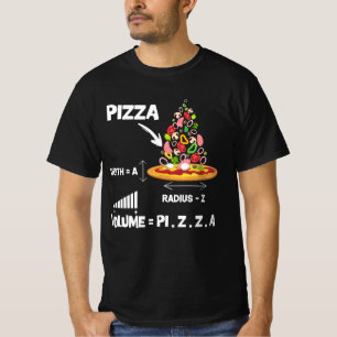 Maths Nerd Pizza Lovers Volume Formula Geek Math T T-Shirt