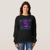 Mathware Geeky Tv Testmuster Mathematik Mathematik Sweatshirt (Vorne ganz)