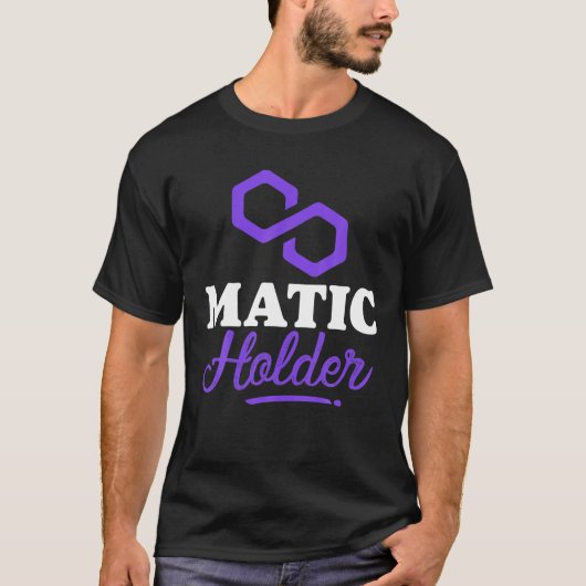 Matic Crypto Holder | Krypto-Geschenkartikel T-Shirt (Vorderseite)