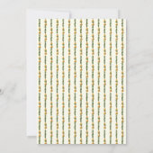 Matikoor Haldi-Hochzeitsgrooms Einladung (Rückseite)