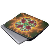 Matilda 17 - Fraktal Art Laptopschutzhülle (Vorne Knopf)