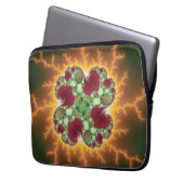 Matilda 17 - Fraktal Art Laptopschutzhülle (Vorderseite Links)