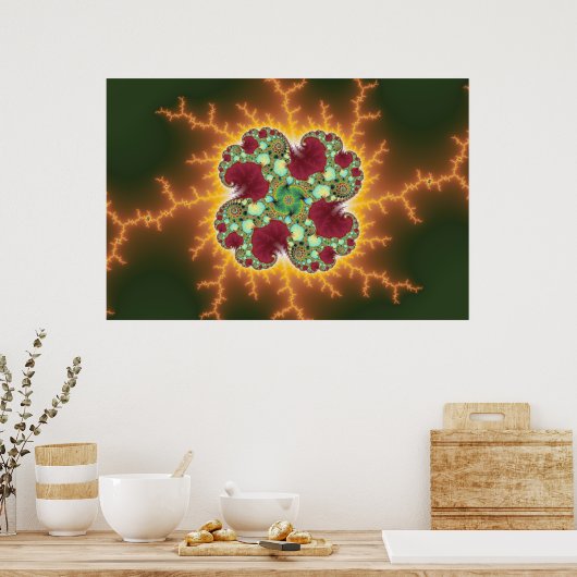 Matilda 17 - Fraktal Art Poster (Küche)