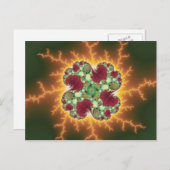 Matilda 17 - Fraktal Art Postkarte (Vorne/Hinten)