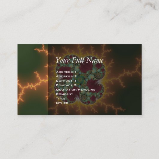 Matilda 17 - Fraktal Art Visitenkarte (Vorderseite)