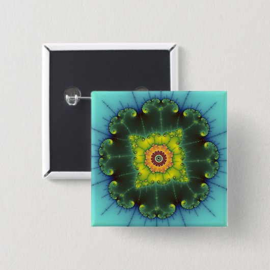 Matilda 1 - Fraktal Art Button (Vorne & Hinten)