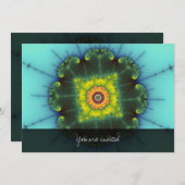 Matilda 1 - Fraktal Art Einladung (Vorne/Hinten)