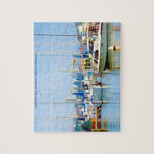 Matilda Bay Crawley Perth Australien Puzzle (Vertikal)