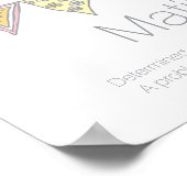 Matilda Mädchen Name und Bedeutung Bbuntposter Poster (Ecke)